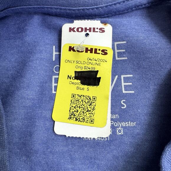 Home of the Brave USA Patriotic Graphic T-Shirt Men's Size Small Blue - Picture 7 of 8